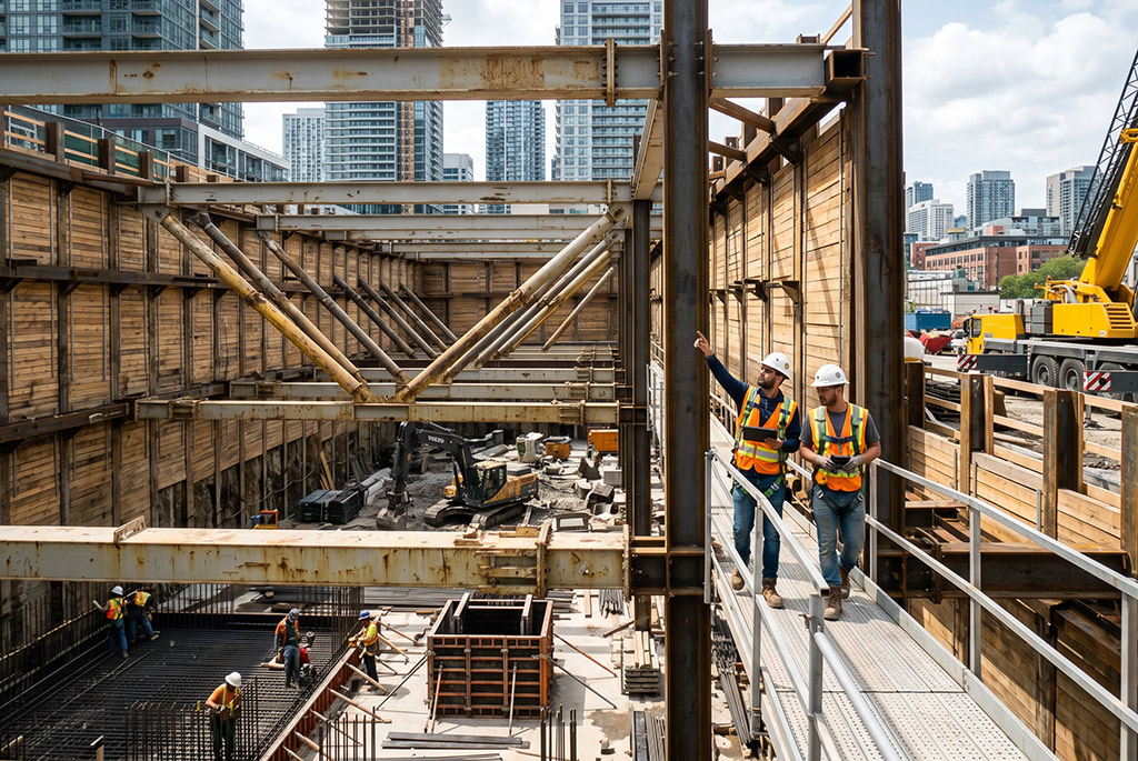 Temporary Shoring vs. Permanent Structural Support: What’s the Difference?